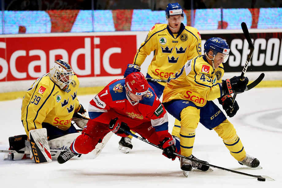 россия швеция олимпиада хоккей